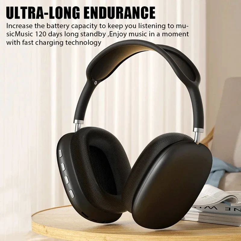 Wireless Bluetooth Headset Outdoor Sports Gaming Wireless Headphones with Mic Noise Cancelling Earbuds P9 Bluetooth Earphones