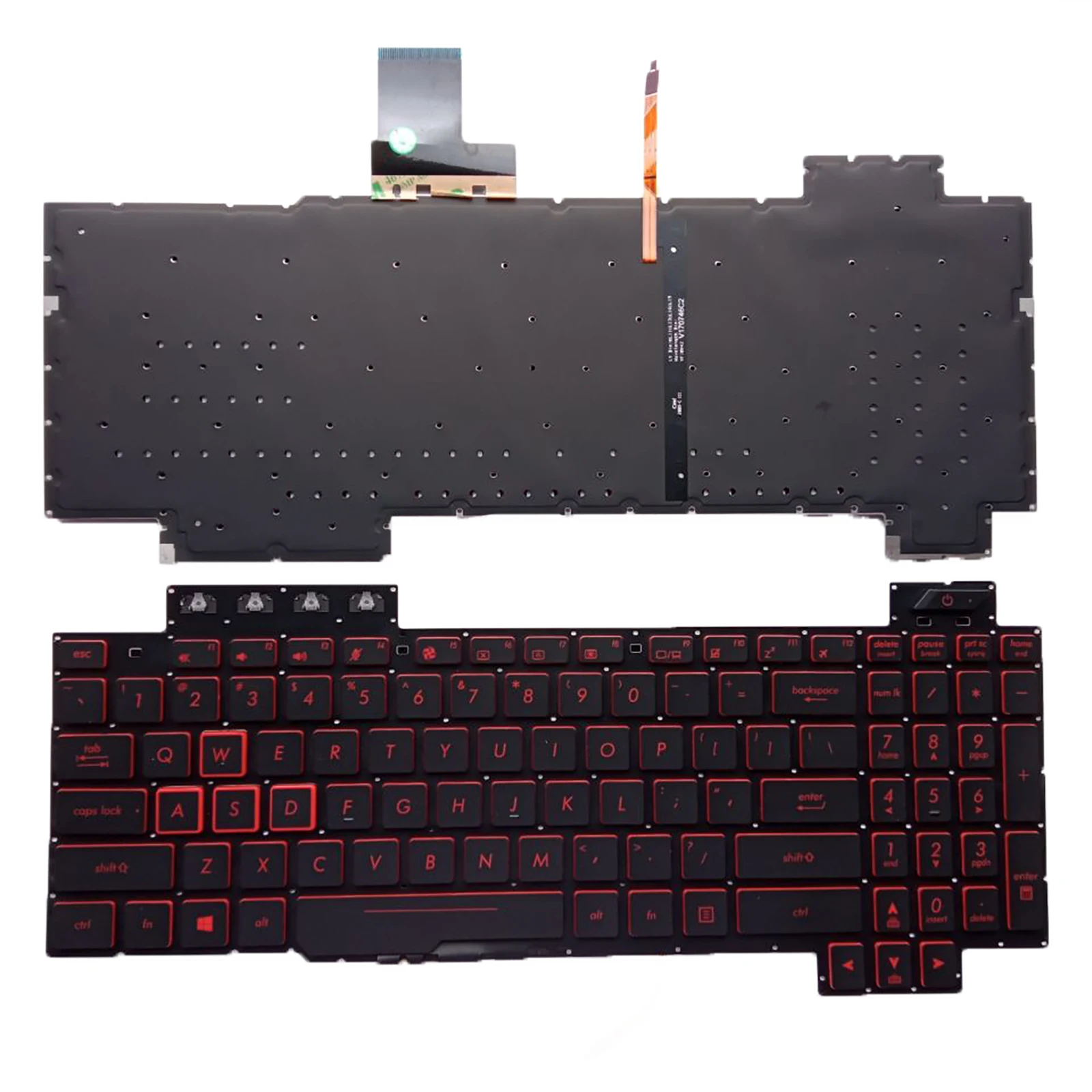 Клавиатура ноутбука США для ASUS TUF Gaming FX505 FX505G FX505D FX505GD FX505GE FX505GM FX505DY с подсветкой США Клавиатура ноутбука США для ASUS TUF Gaming FX505 FX505G FX505D FX505GD FX505GE FX505GM FX505DY с подсветкой США