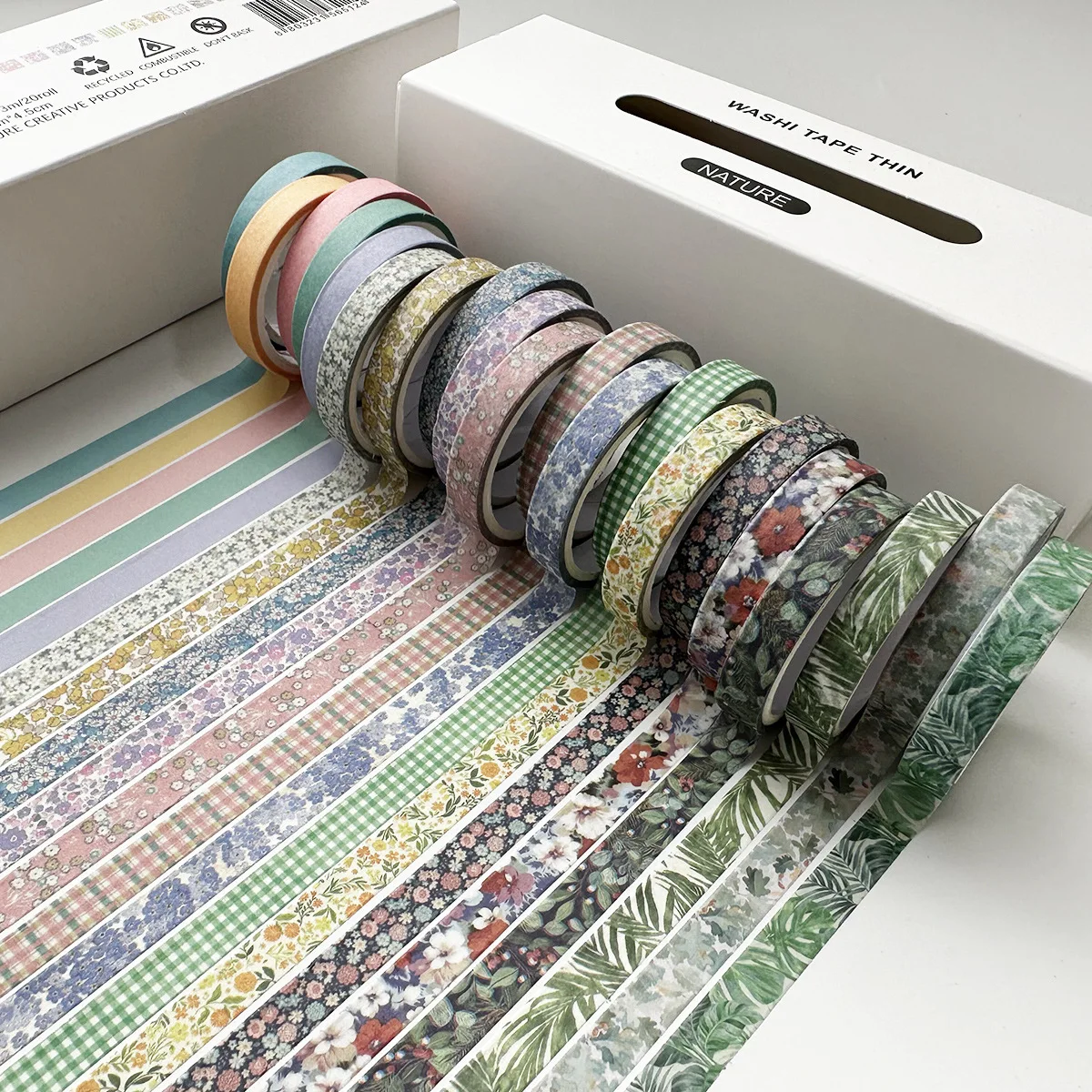 20 rolls/box évjárat washi Magnószalag Irat DIY planner Álruhába öltöztet Magnószalag adhesiva tapes matricák scrapbooking decorativa papíráru tapes