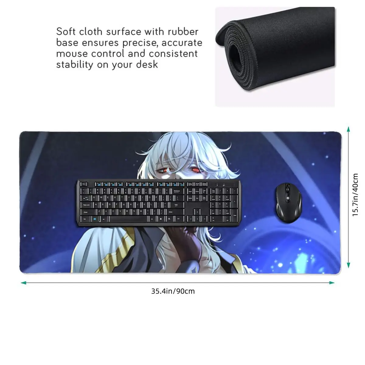 A Date With Death Game Large Mouse Pad Computer Keyboard Mouse Mat Gamer PC Laptop Desk Mat Office Table Mats