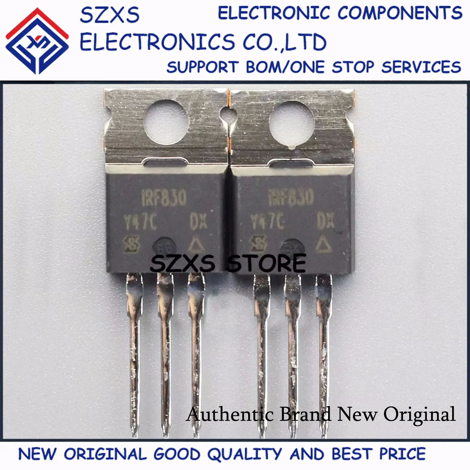 New Original 10Pcs IRF830 IRF830PBF TO-220 500V 4.5A MOSFET Field Effect Transistor In Stock Electronic Components Good Quality