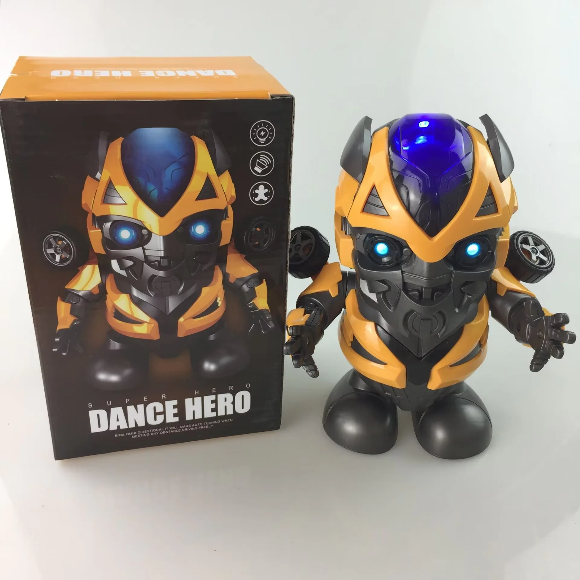 Marvel Iron Man LED-licht actiefiguur - zingende dans Spiderman Robotmodel Avengers Super Hero-pop voor kinderen Kerstcadeau