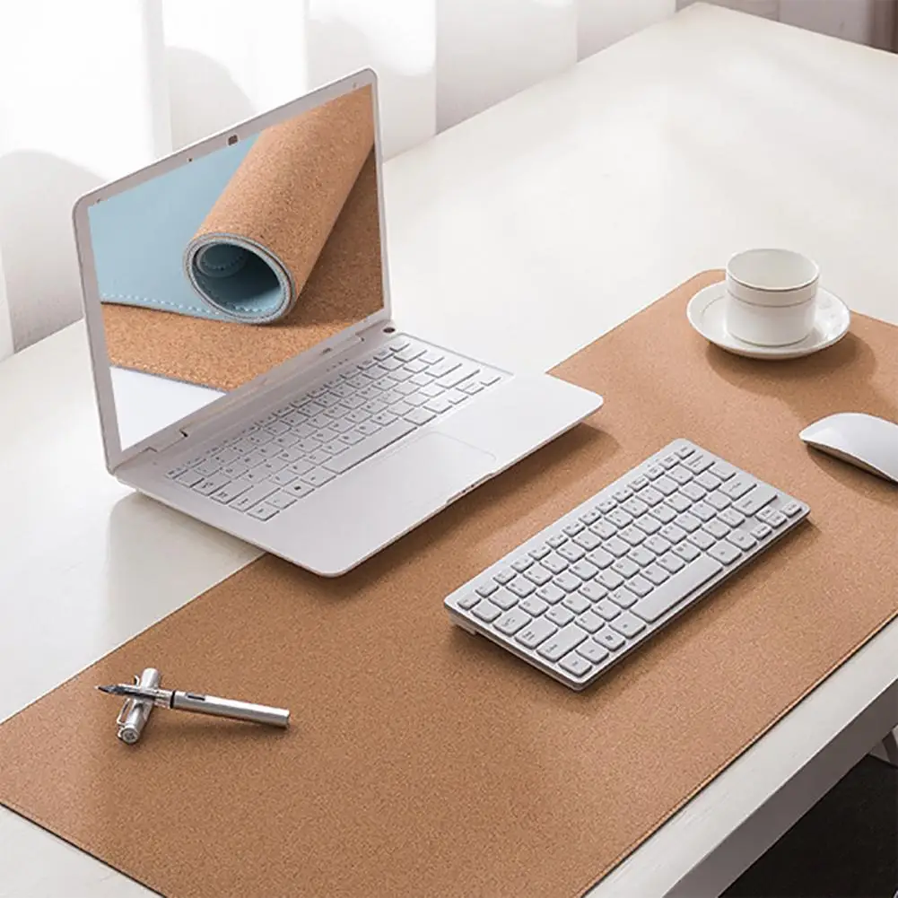 Non-slip Desk Mat Soft Large Mouse Pad Scratch-resistant Waterproof Faux Leather Smooth Office Table Protector Desk Mats