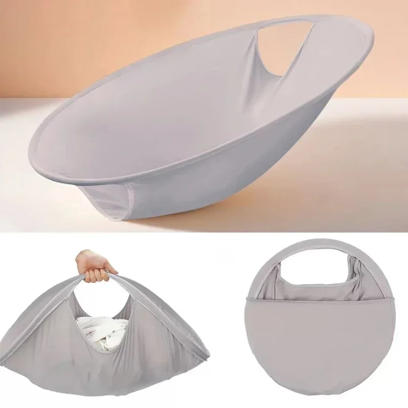 Pop-Up Foldable Laundry Hamper Collapsible Portable Dirty Clothes Storage Organizer for Dryer and Washing Machine Laundry Hamper