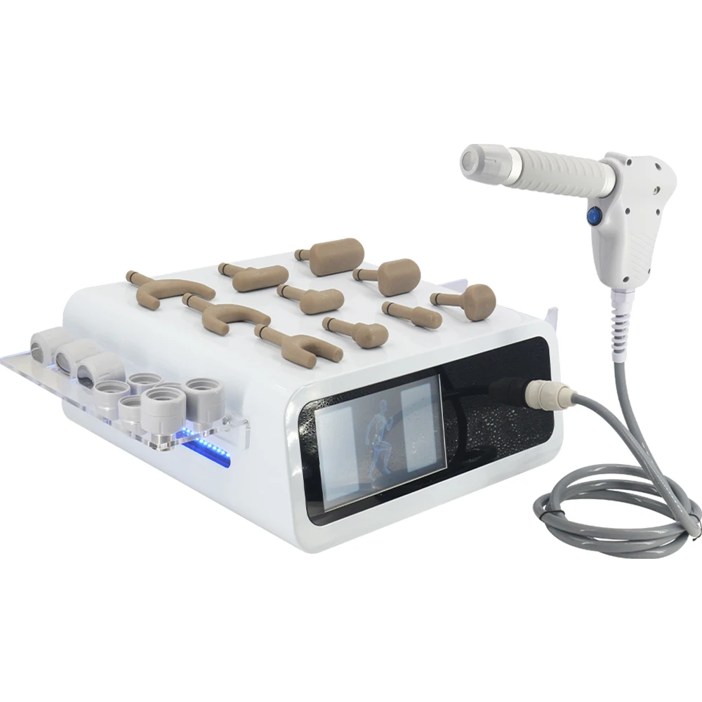 12Bar Pneumatic Shockwave Therapy Machine Effectively Relieve Knee Joint Pain Chiropractic Correction Gun Professional Shockwave