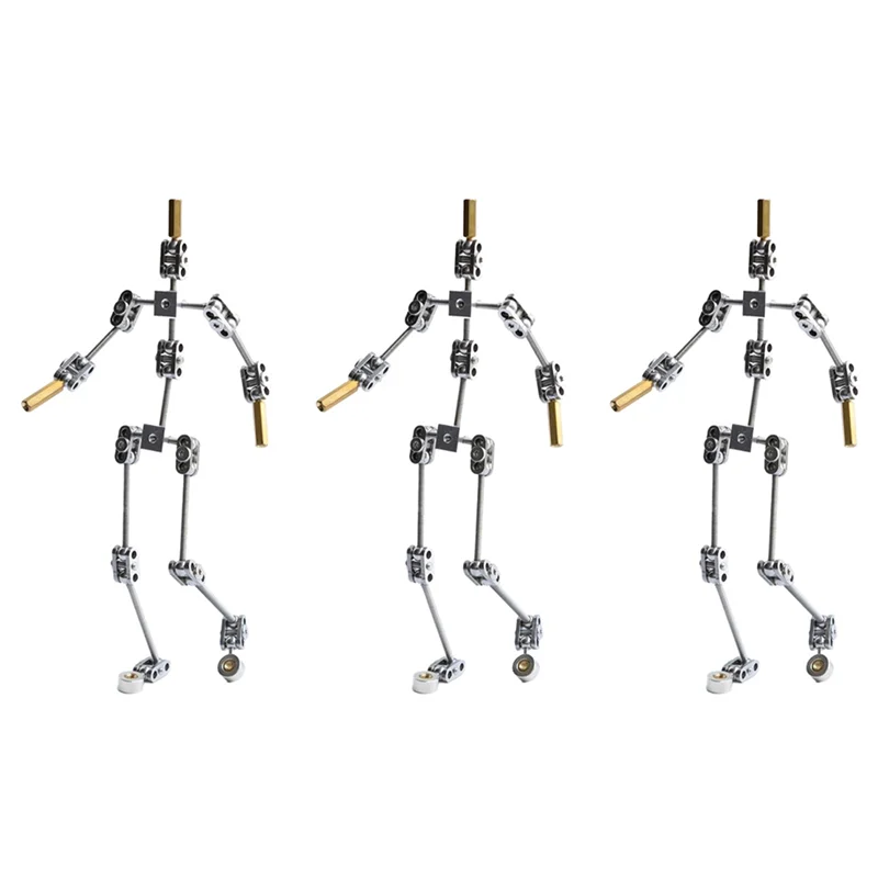 

ABJI-3X Armature Kit - DIY Metal Puppet Figure Skeleton, Easy To Assemble, Animated Character Design