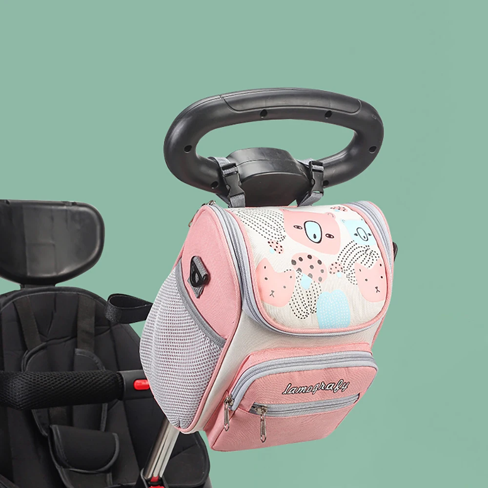 

New Lightweight Mommy Bag For Stroller Large Capacity For Walking With Baby Multi-Functional Baby Bag For Moms