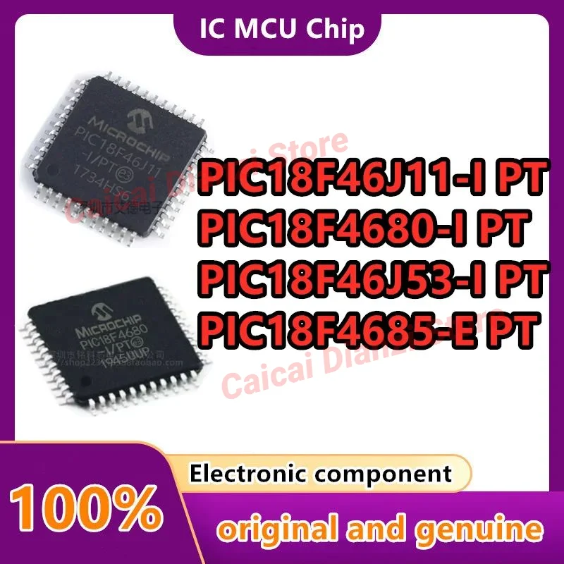 PIC18F4680-I PIC18F4620-I/PT PIC18F4685-E  PIC18F46J11-I PIC18F46J53-I New Microcontroller (MCU/MPU/SOC) 10pcs/lot