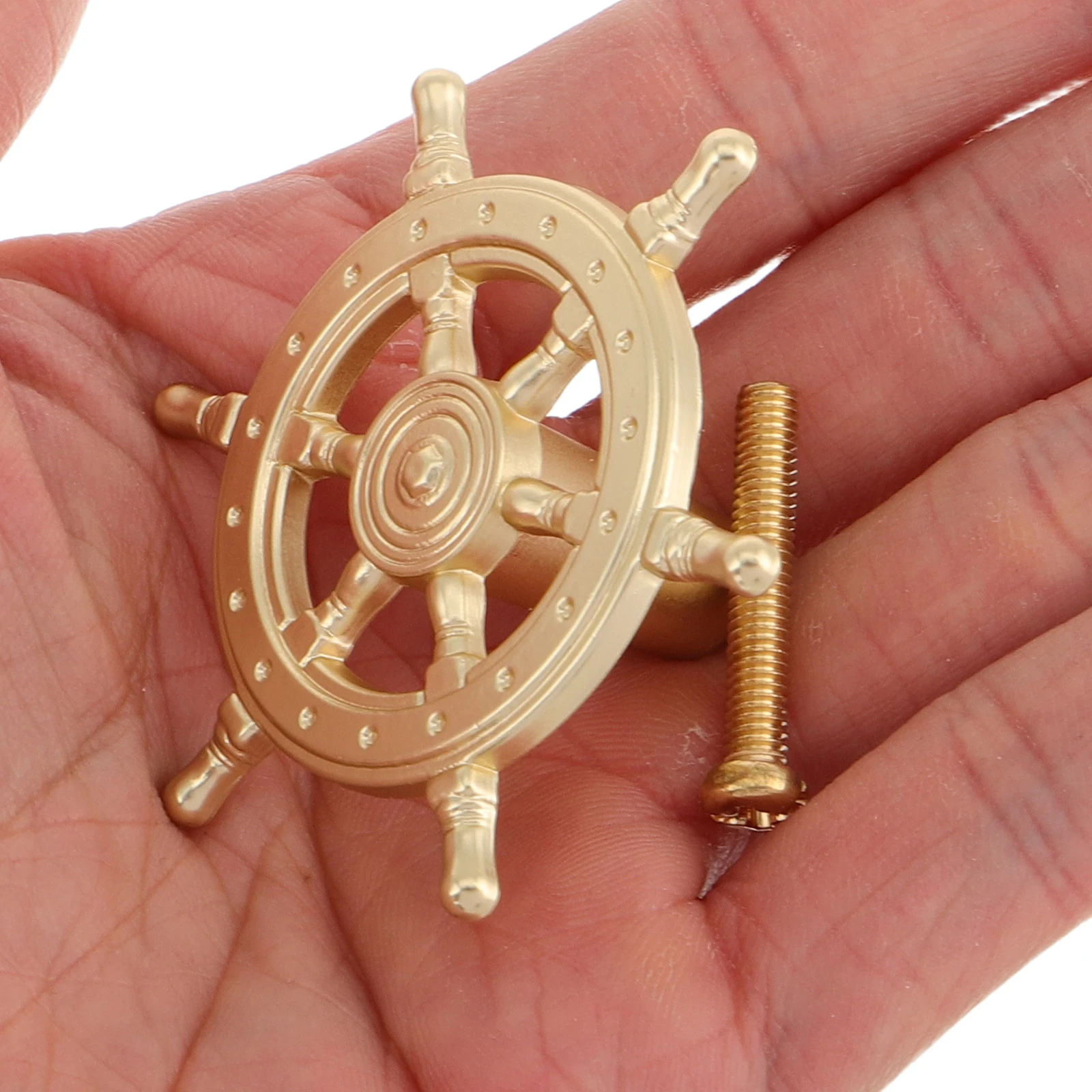 

2 Pcs Single-hole Handle for Cabinet Vintage Decor Drawer Grip Zinc Alloy Door Knob