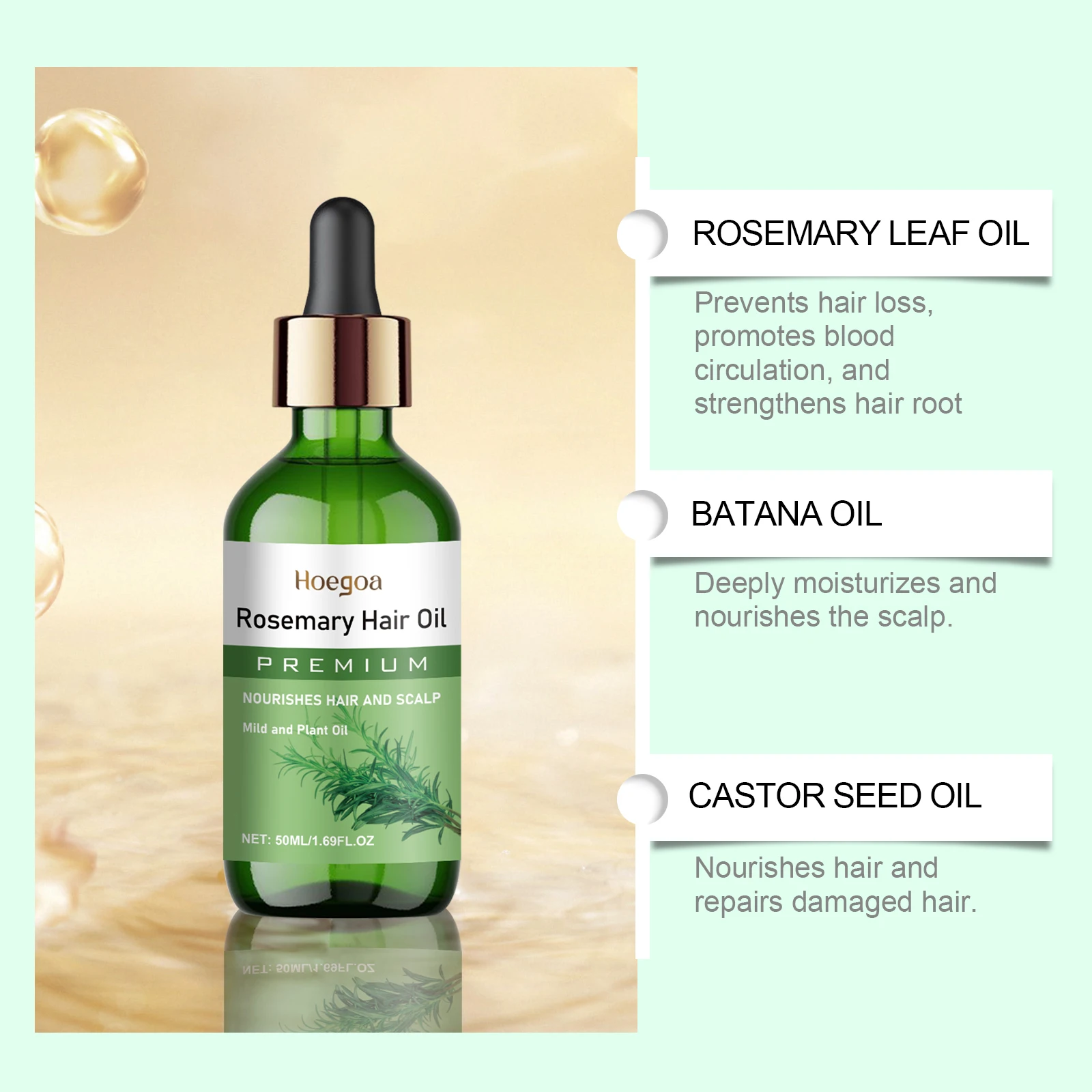 Ätherisches Rosmarin-Haaröl, K – Rosemary Hair Oil Bewertung und Preis
