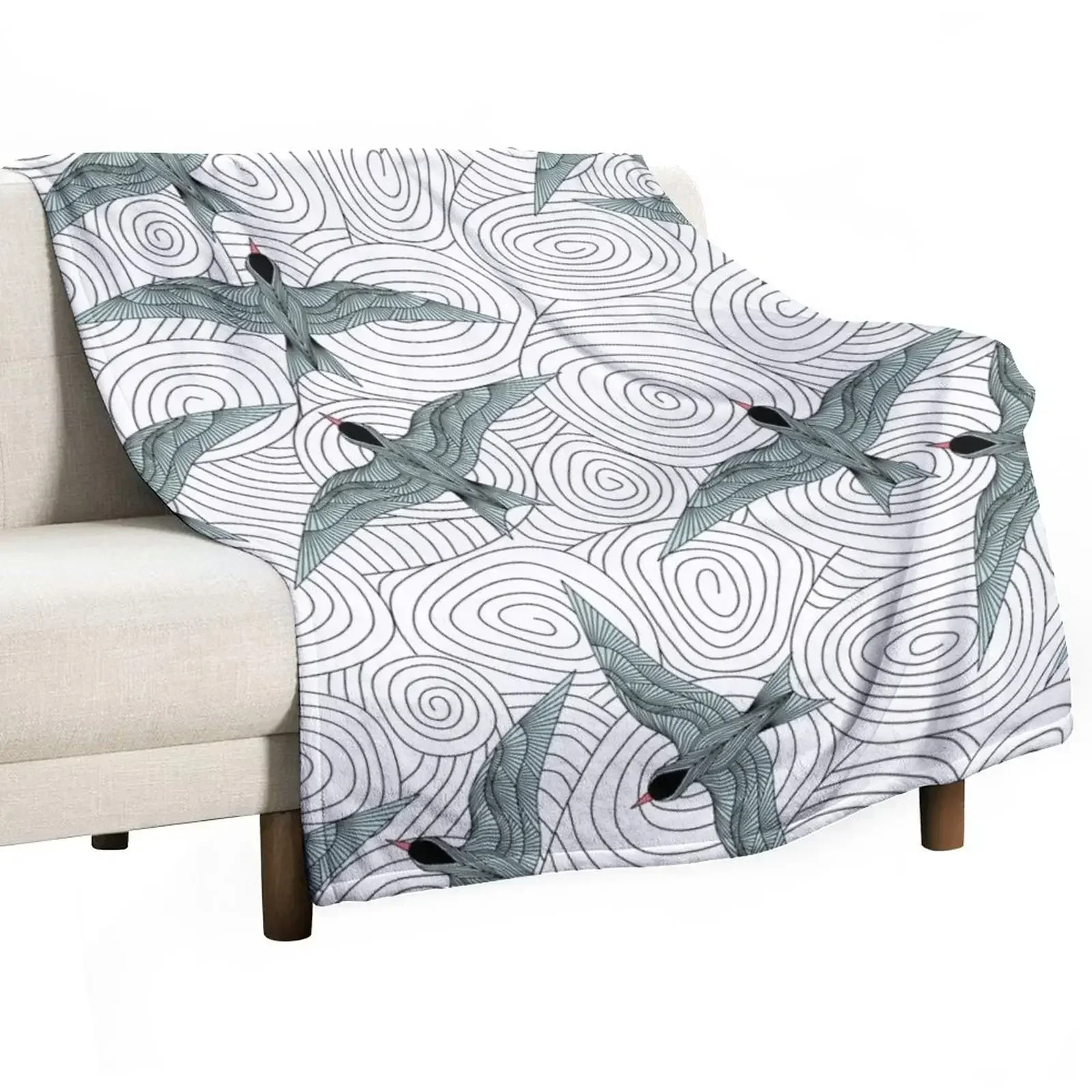 Arctic Terns Throw Blanket Luxury Brand Bed covers heavy to sleep Blankets