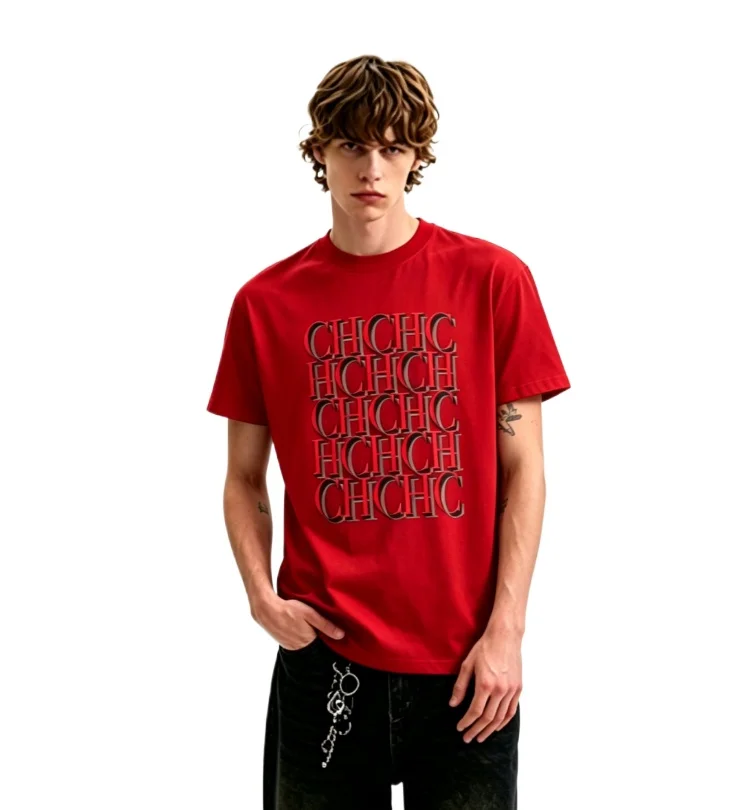 2026 New Men's Printed Streetwear Summer Cotton Short-Sleeved T-shirt High-Quality Streetwear Men's Clothing Women's T Shirt