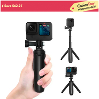 Portable Handheld Selfie Stick Sports Photography Camera Stand Retractable Desktop Tripod Outdoor Photography for Gopro 10/11/12