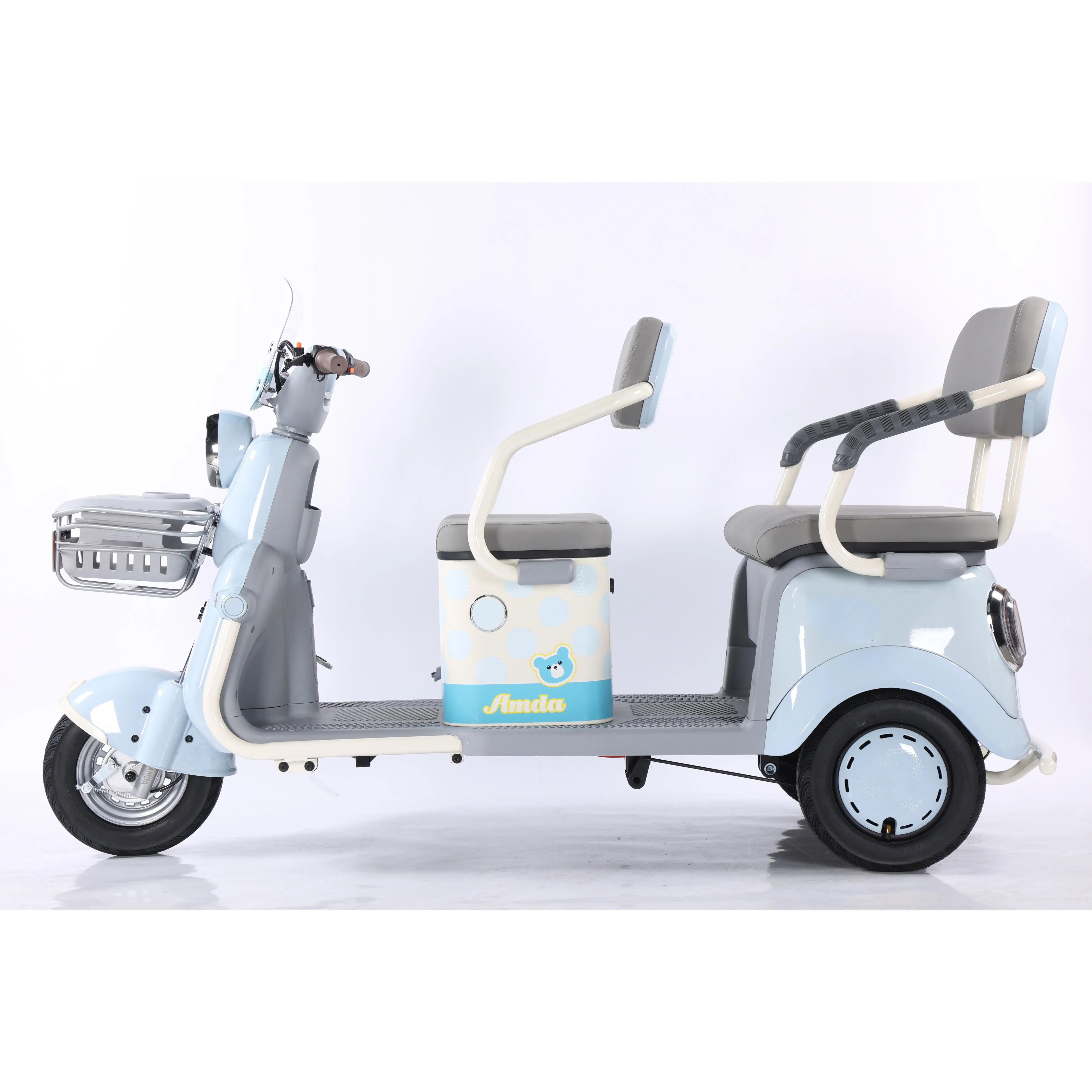 China's Hot Selling 3-wheel Electric Tricycle Is Suitable for Heavy Household Loading on Various Road Conditions