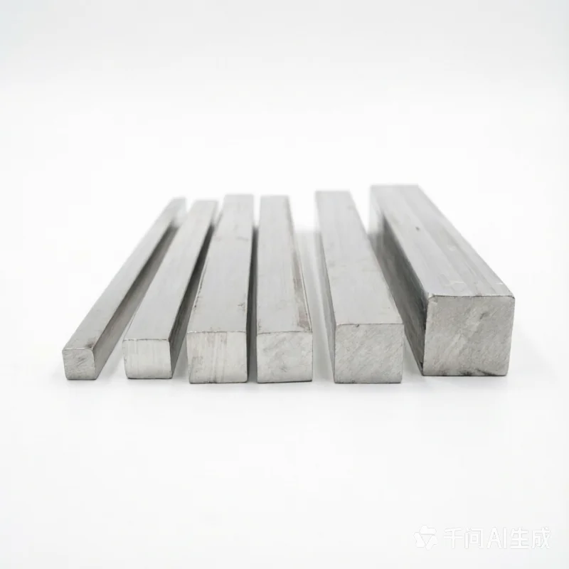 1PC 6061 Aluminum Square Bar, 5-45mm Solid Rod for CNC Machining & DIY Model Making, Custom Length