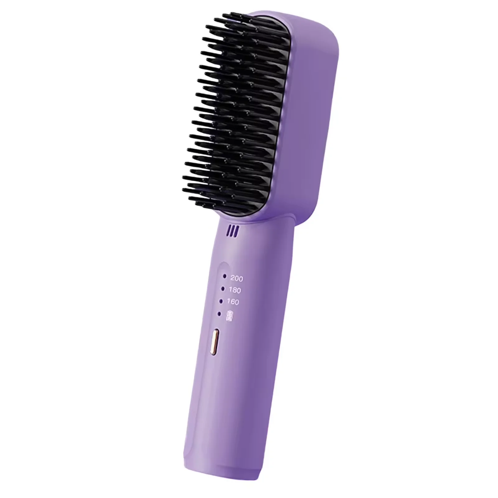 

Portable Electric Hot Comb Negative Ion Usb Rechargeable Cordless Private Label Flat Iron Comb Mini Hair Straightener Brush