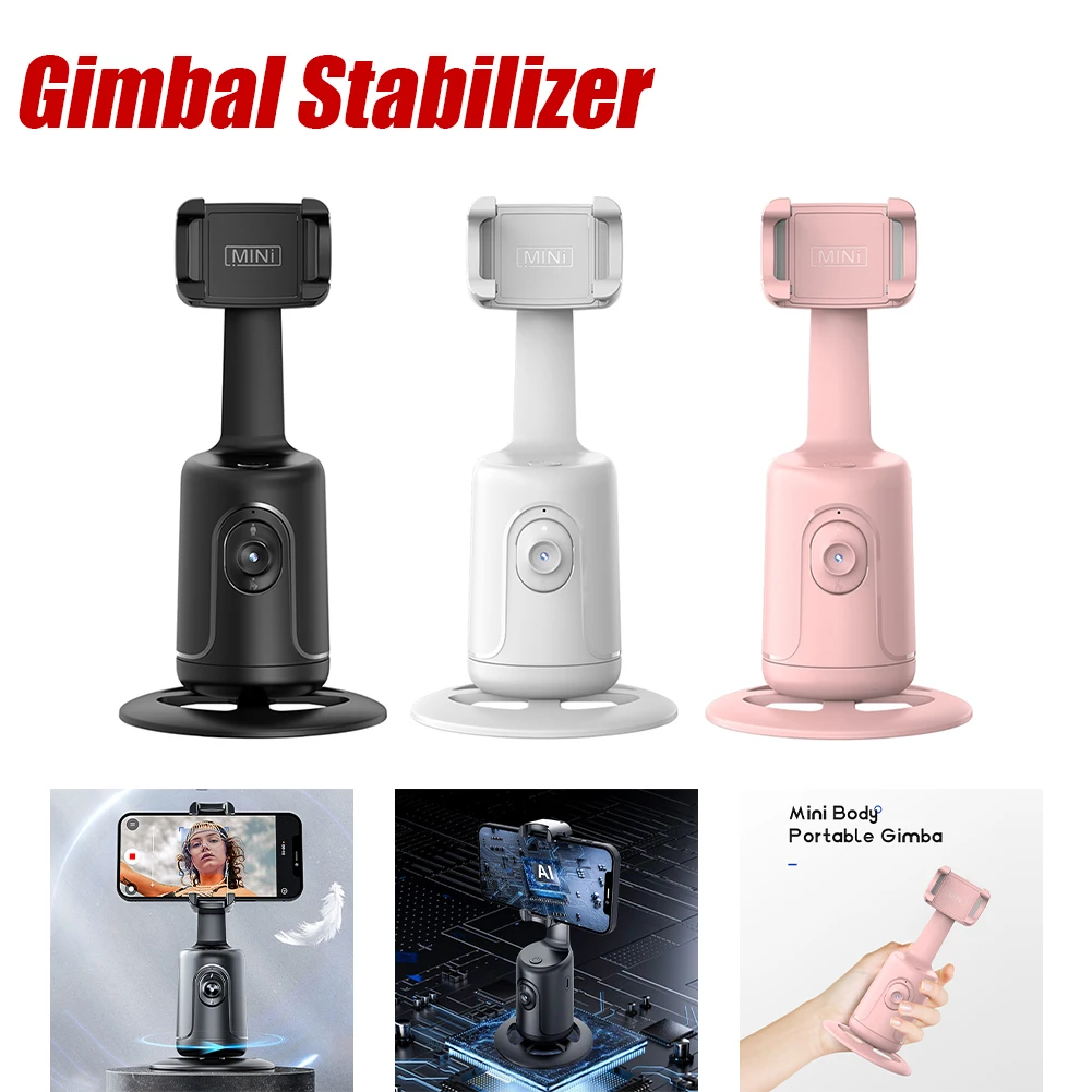 

Интеллектуальный стабилизатор для смартфона с функцией отслеживания, вращением на 360°, ручной стабилизатор, селфи-палка, штатив для прямой трансляции и фотосъемки