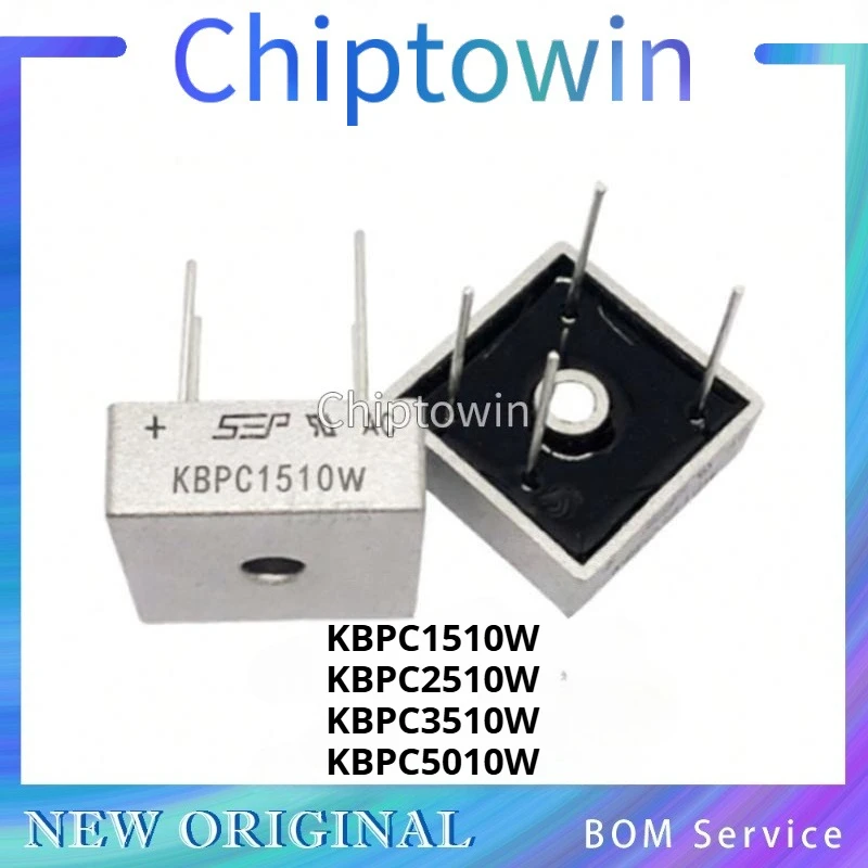 5/50/500 pcs KBPC1510W KBPC2510W KBPC3510W KBPC5010W KBPC Rectifier Bridge Original In Stock W7