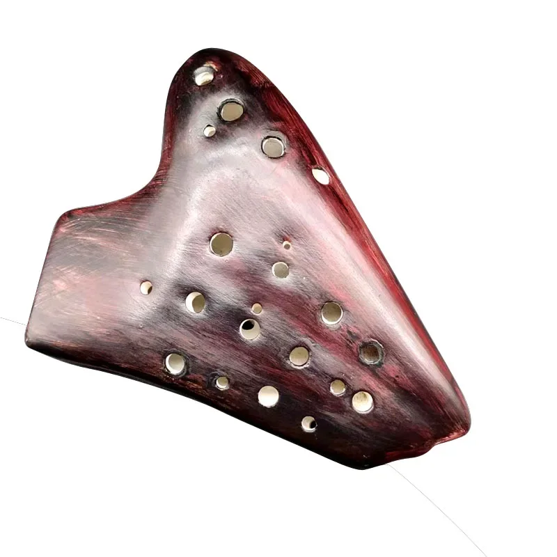 Triple Orff Instruments Ocarina Pottery Alto Tone C Ocarina Professional Musical Instrument Accessories Flutes Party Favors