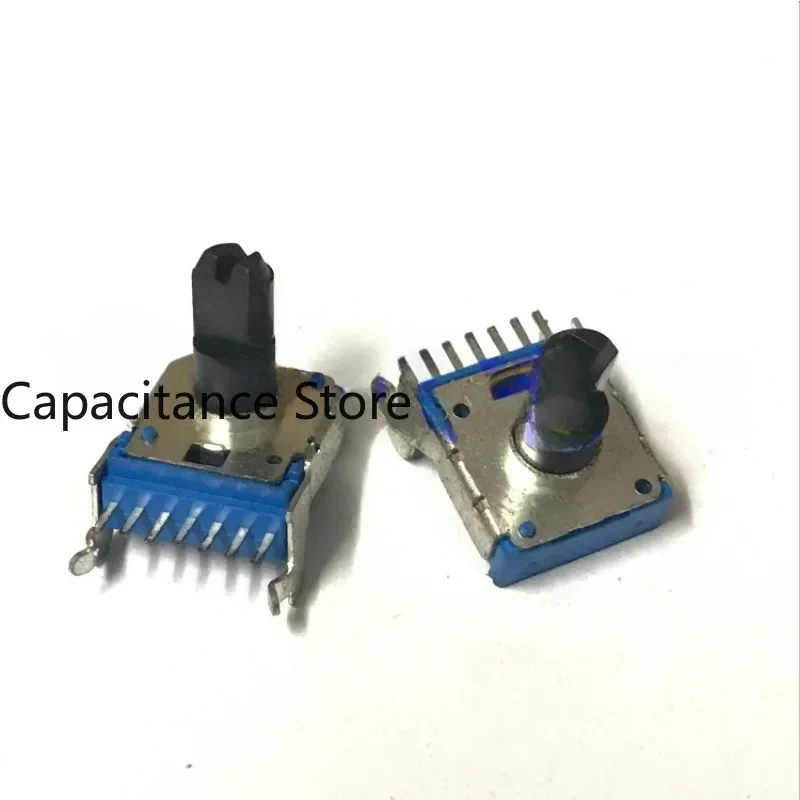 

5PCS RK14 rotary potentiometer dual B50K horizontal 7-pin mixing table power amplifier sound volume adjustment