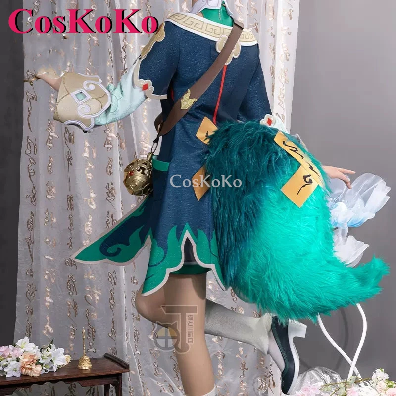 CosKoKo Huohuo Cosplay Anime Game Honkai: Star Rail Costume, Lovely Fashion, Shoous Tail, Halloween Party Py Play Clothing, New