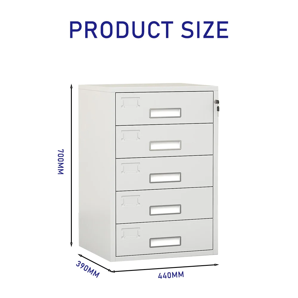 Metal vertical filing cabinets 3, 4, 5 drawer filing cabinets with lock home office