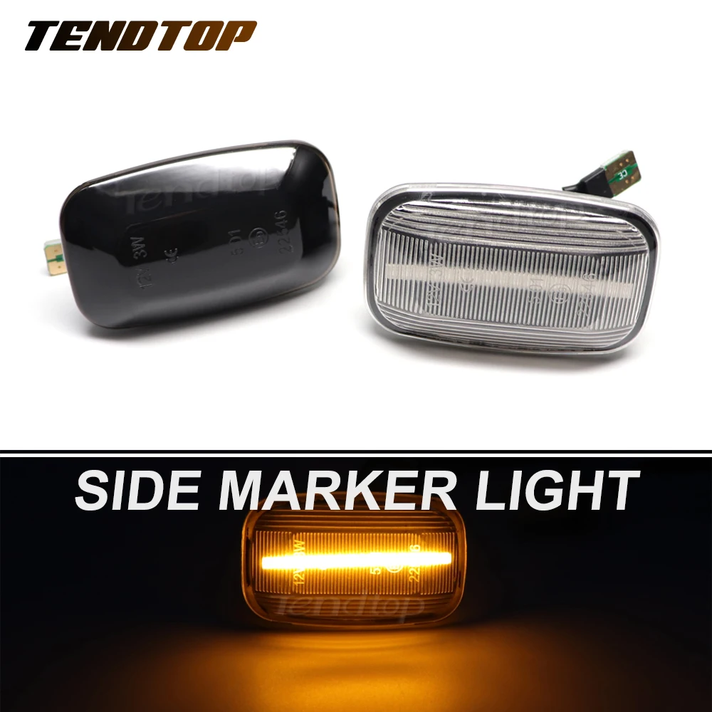 2X LED Turn Signal Lights Blinker Indicator Car Lamp Side Marker Indicator For Toyota Land Cruiser Landcruiser 70 80 100 Series