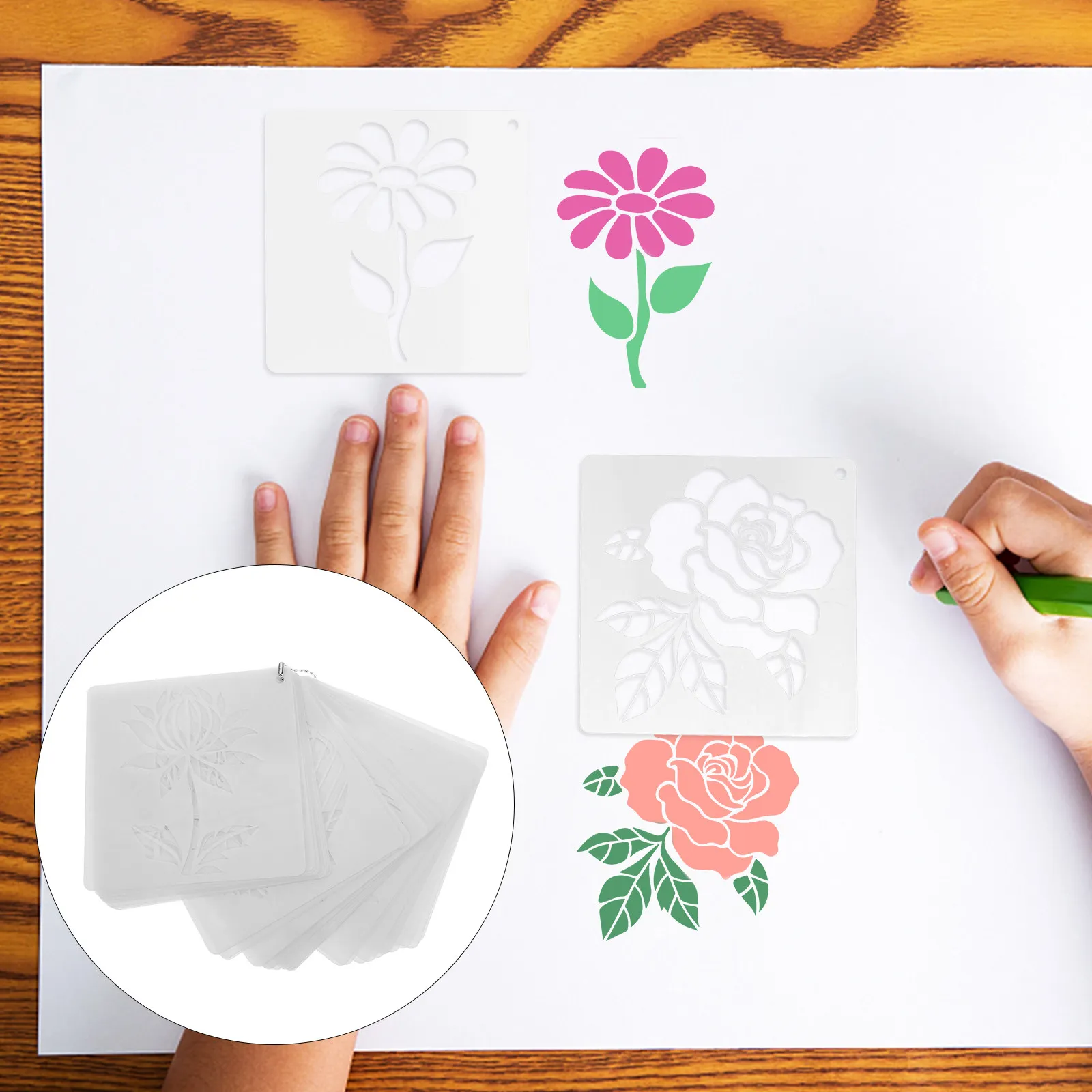 

Трафареты для рисования цветов: многоразовые трафареты для стен с полевыми цветами, трафареты с полыми листьями, весенние шаблоны для рисования своими руками, для дерева и холста