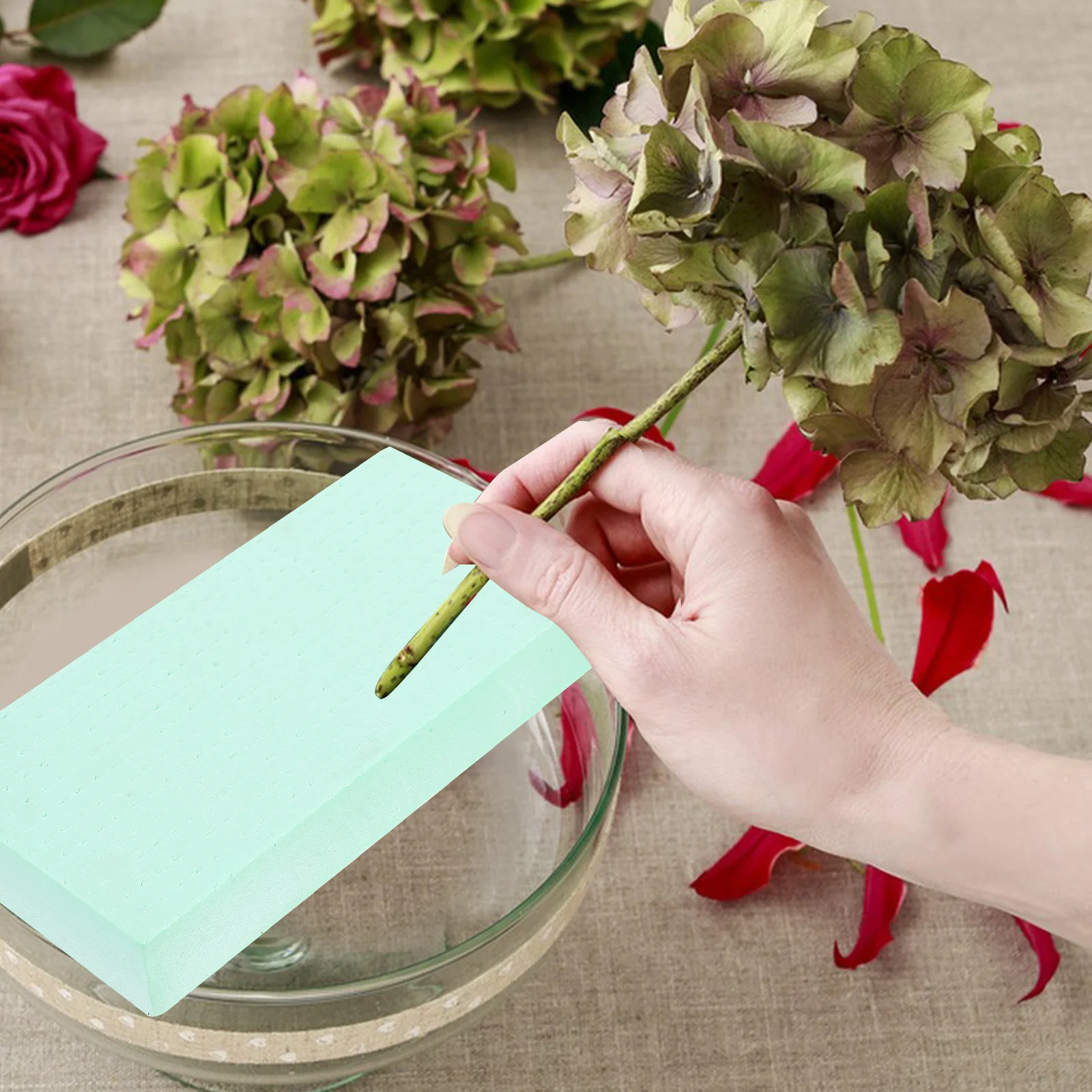 

Floral Foam Blocks Bouquet Accessories Bulk Double Layer Board Craft Diy Supplies for Spring