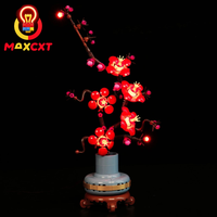 MAXCXT LED Light Set For 10369 Plum Blossom DIY Decorative Lamp With Battery Box (Not Include Lego Building Blocks Set ﻿）