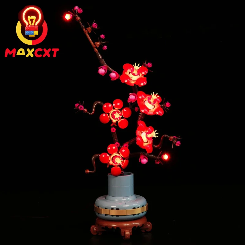 MAXCXT LED Light Set For LEGO 10369 Plum Blossom DIY Decorative Lamp With Battery Box (Not Include Lego Building Blocks Set ﻿）
