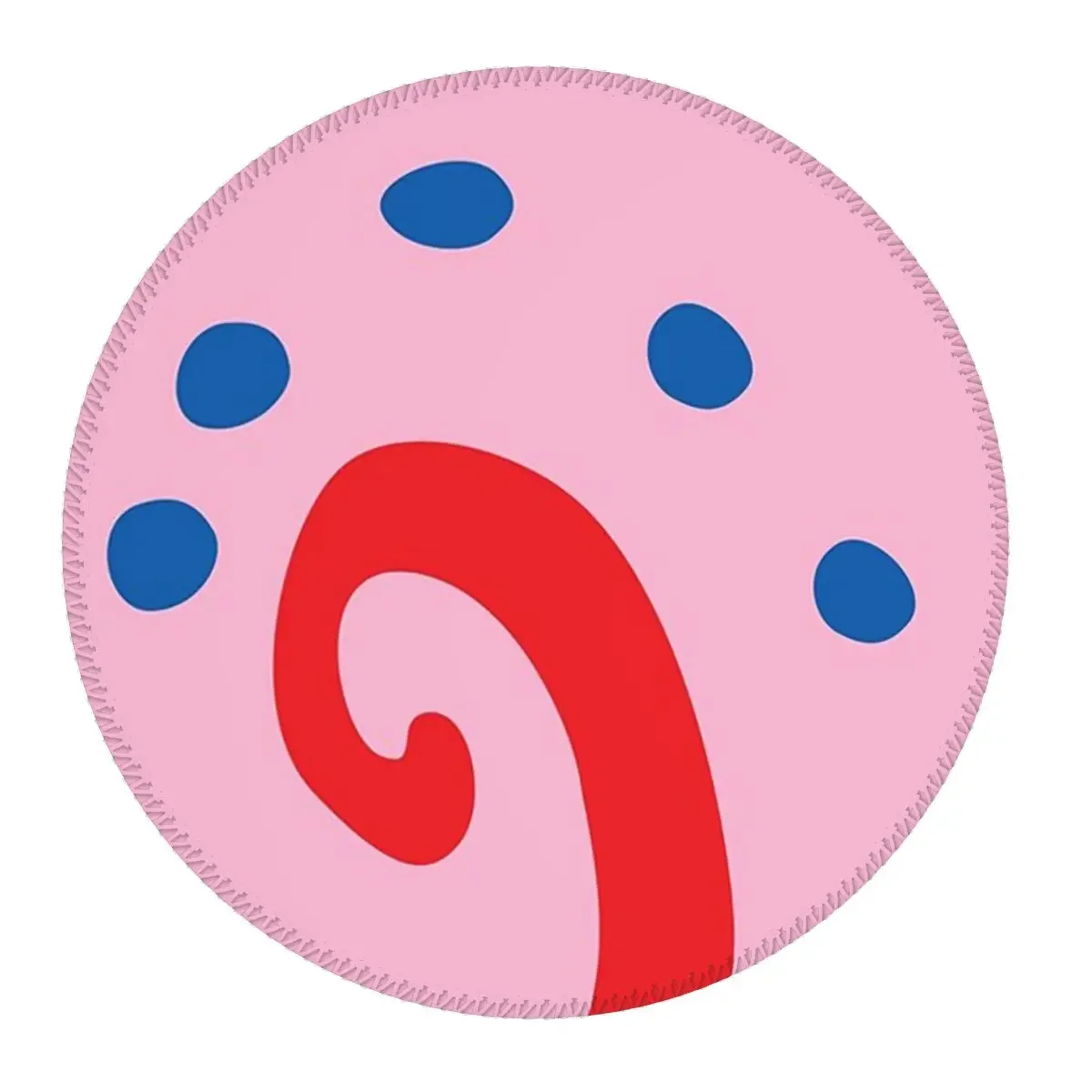 Gary The Snail Round Mouse Pad Computer Keyboard Mouse Mat Gamer PC Desk Mat Office Table Mats
