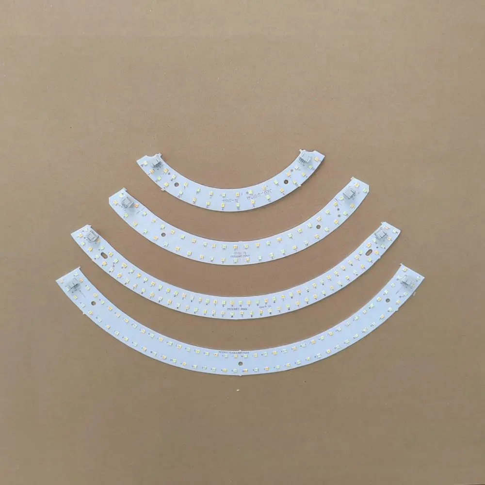 Replacement LED Strip Light Module For Pumpkin Ceiling Lamps Three Color Dimmable Curved Lens Lighting Board Repair Parts