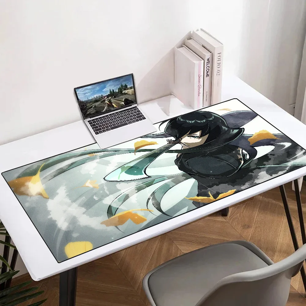 

Tokitou Muichirou Demon Slayer Anime Mousepad Mouse Mat Desk Mat With Pad Gaming Accessories Prime Gaming XXL Keyboard