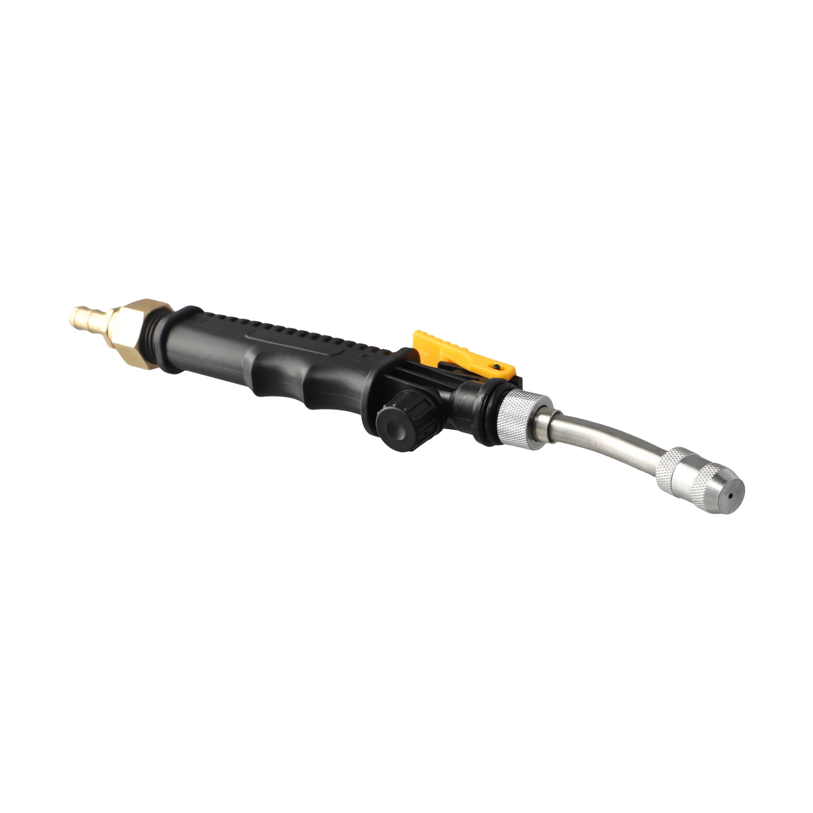 Spray Bar Replacement 38 Inch Brass Barb with Stainless Steel Wand and Hose Clamps for Outdoor Spraying and Cleaning