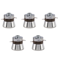 5X 60W 40Khz High Conversion Efficiency Ultrasonic Piezoelectric Transducer Cleaner High Performance Acoustic Components