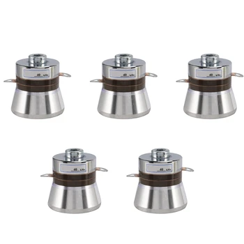 5X 60W 40Khz wysoka wydajność konwersji ultradźwiękowych przetwornik piezoelektryczny czyszczących wysokowydajne elementy akustyczne