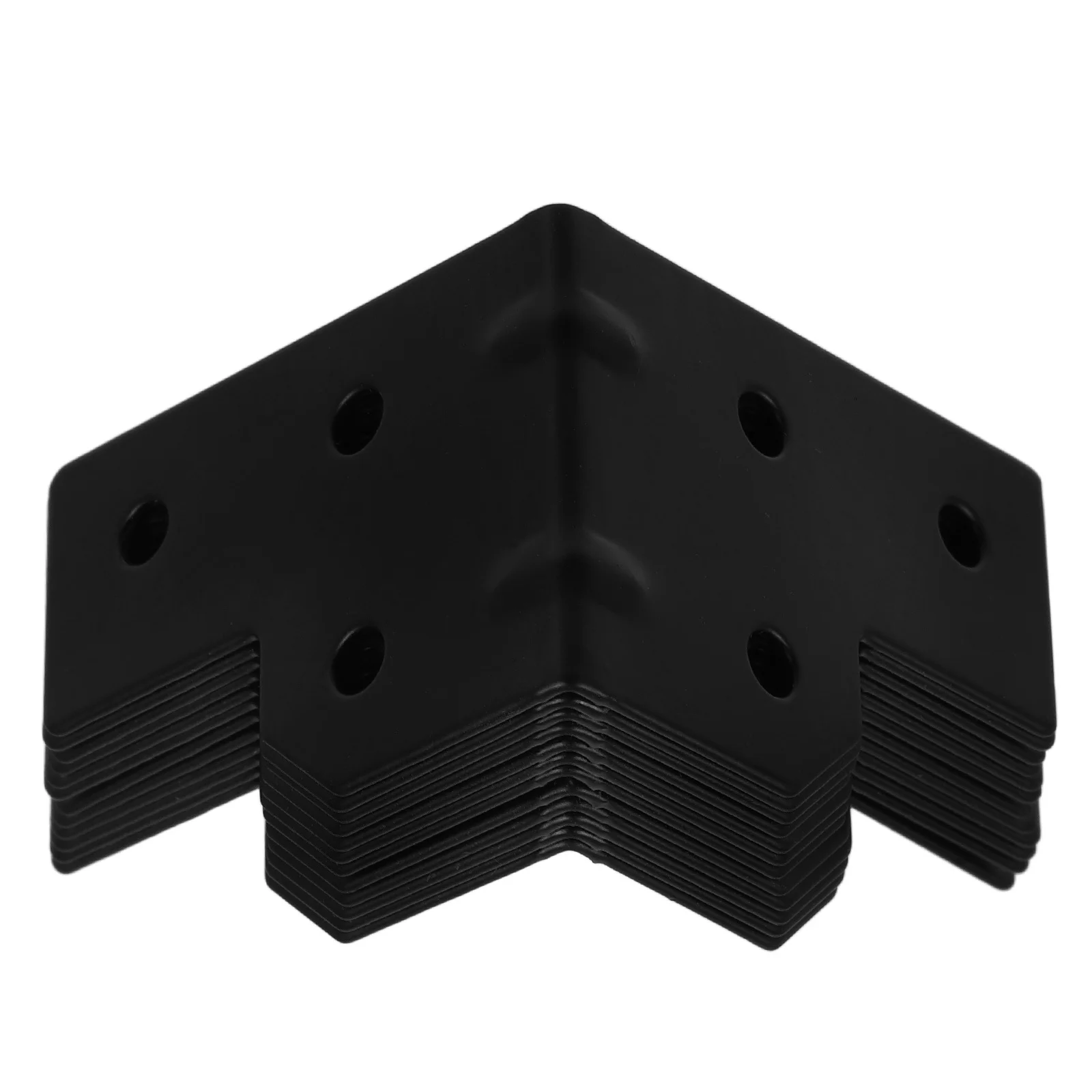 12 قطعة من واقيات الزوايا المعدنية المطلية بالكهرباء لحقائب الطيران وصناديق التخزين