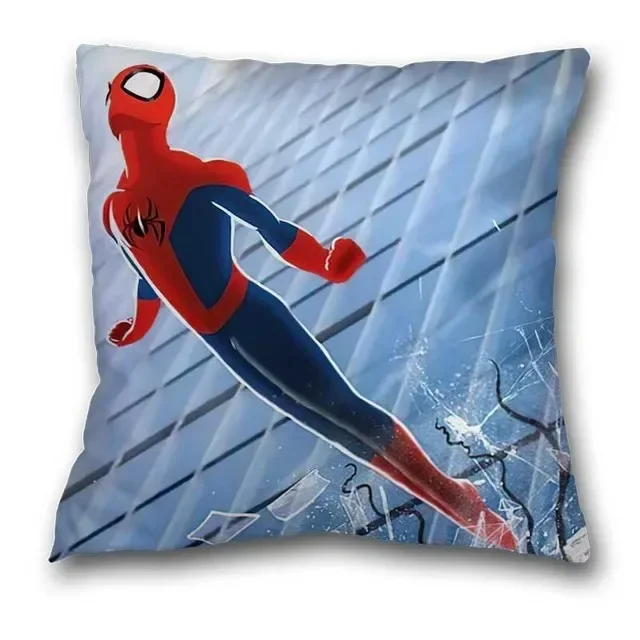 Fodera per cuscino Spiderman fodera per cuscino per divano da soggiorno super eroe adatta per la decorazione della camera da letto di casa regalo