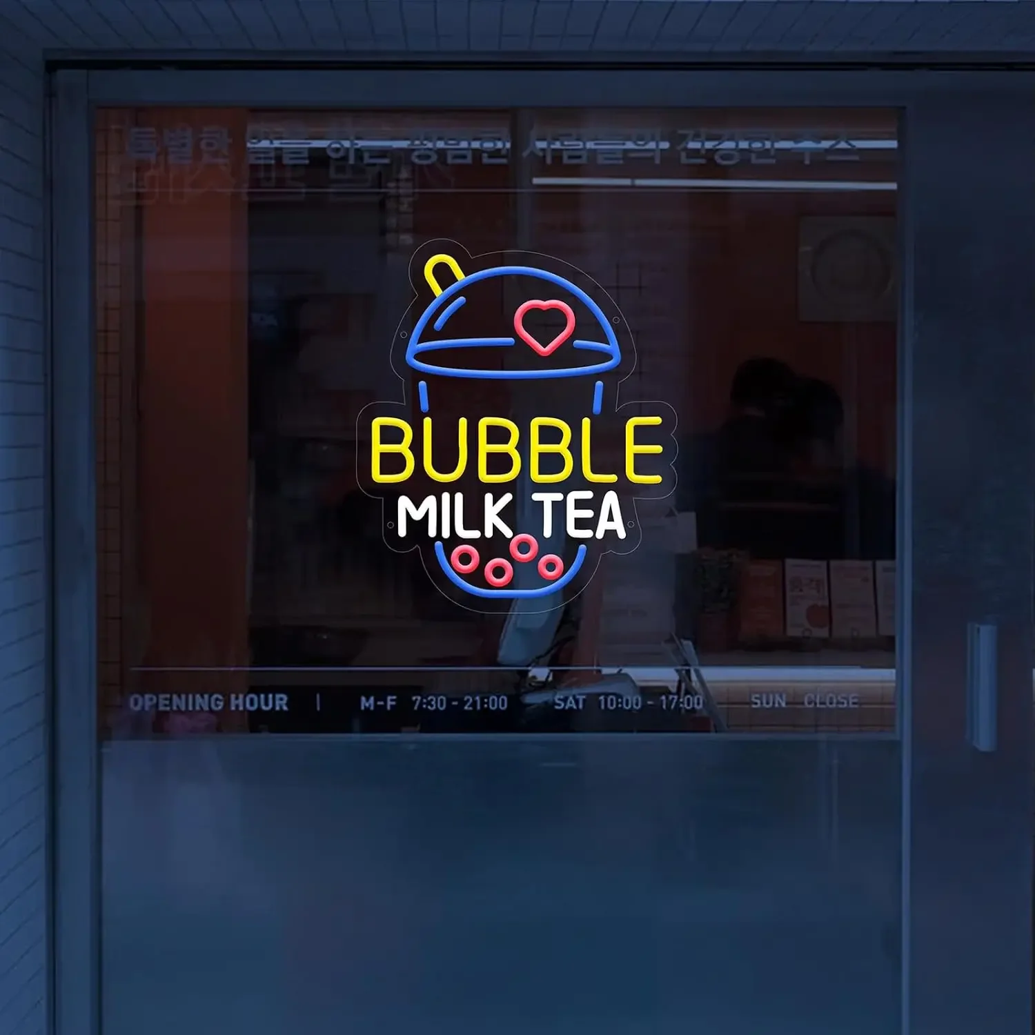 

Bubble Milk Tea Neon Signs USB Powered LED Neon Light Sign for Cofes Bar Milk Tea Shop Drink Bar Window Stores Wall Decor