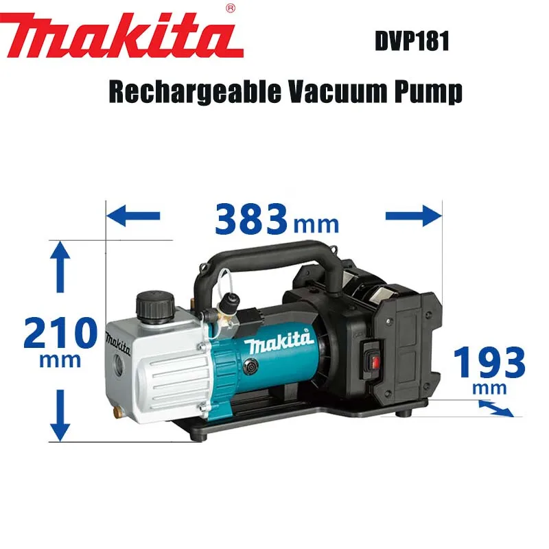 Makita DVP181 Lithium 36V Rechargeable Vacuum Pump Portable Air Conditioner Freon Bare Metal Machine Without Battery Charger