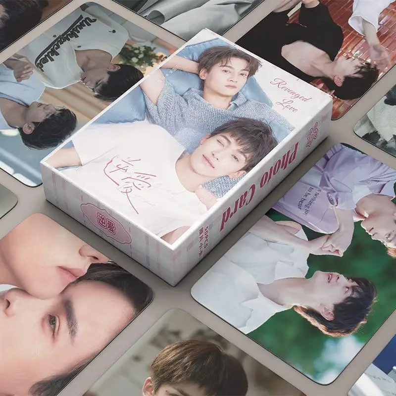 50PCS Drama Revenged Love Laser Lomo Cards Set - Zi Yu & Tian Xuning Characters Holographic Photo Cards Cosplay Gift