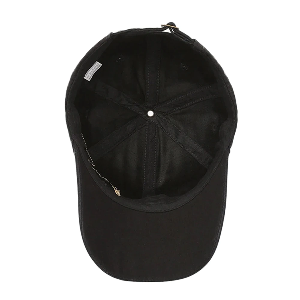 FS Vintage Black Khaki Denim Baseball Cap For Men Outdoor Travel Women Caps Letter Embroidery Street Trucker Hats Gorra Hombre view 5