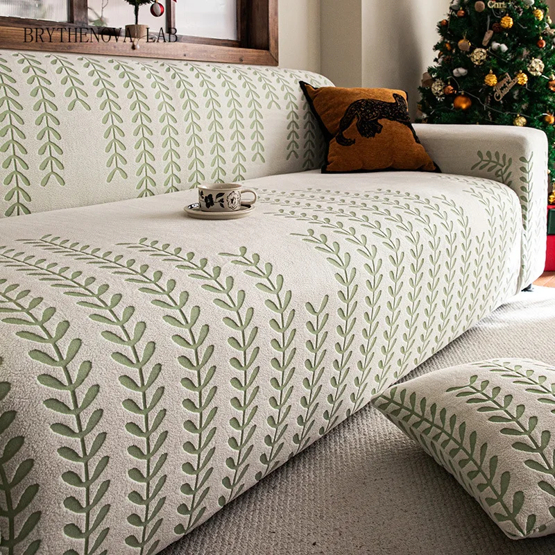 Versatile Jacquard Couch Cover for Living Room Full Cover Sofa Stretch for All Seasons Anti Slip Armchair Protector
