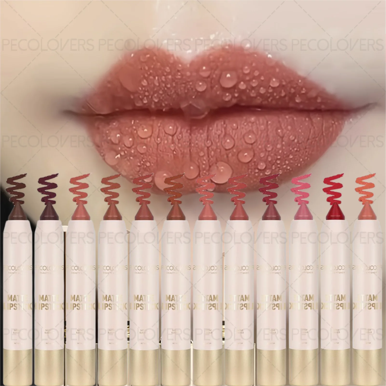 1 rossetto a pastello opaco, a lunga durata, facile da colorare, idratante e versatile, regalo di San Valentino per le donne