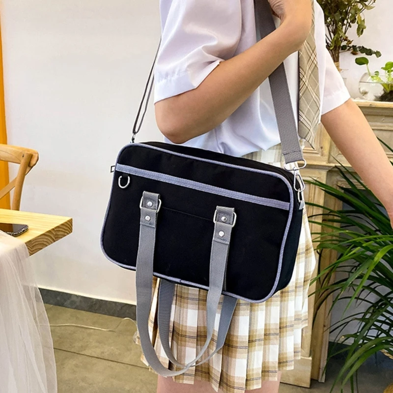 Girls Japanese School Bags High School College Jk Uniform Bag Unisex Shoulder Bags Bag Handbag