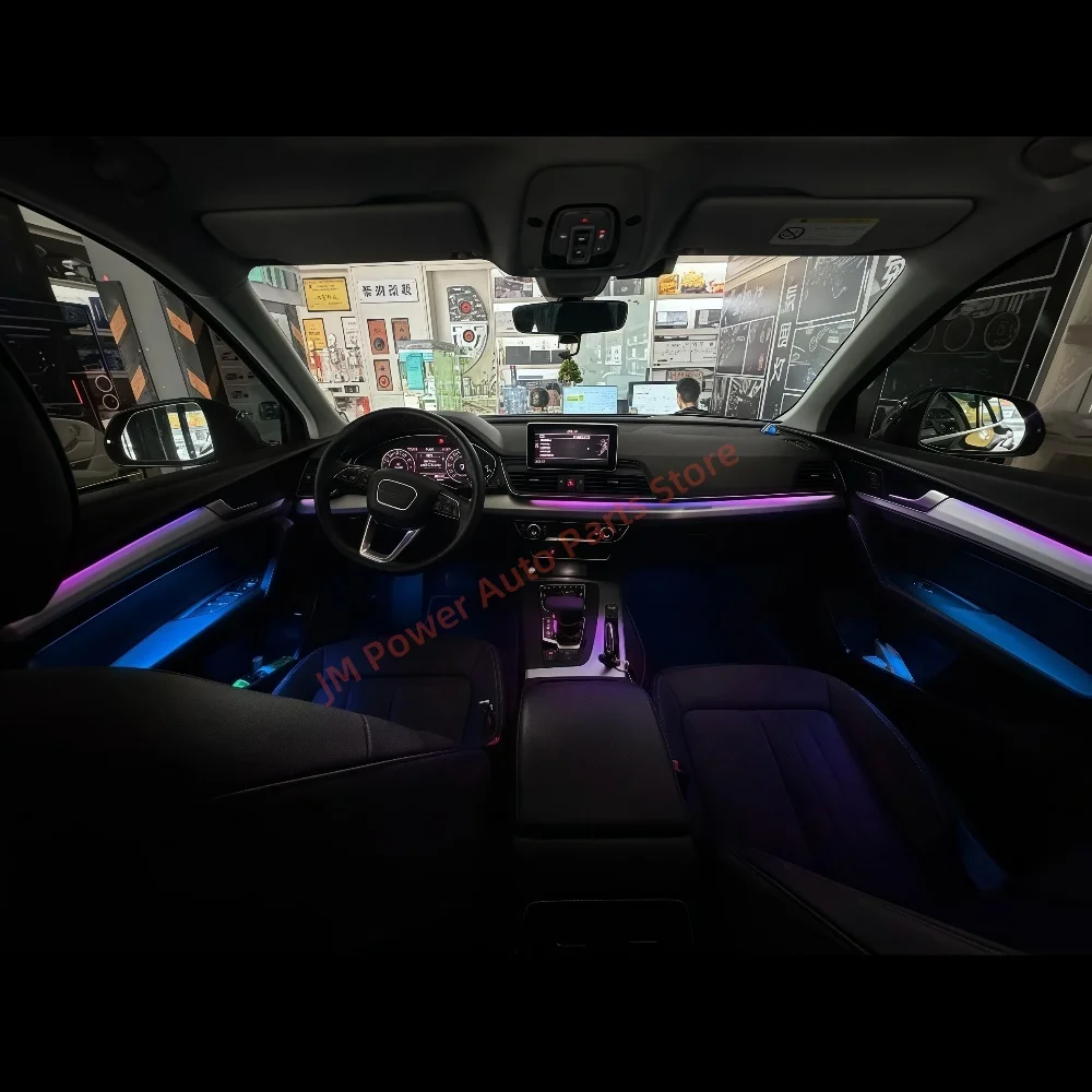 LED Ambient Light For Audi Q5 2018-2025 Atmosphere Lamp Car interior lighting Upgrade car accessories Screen &APP control new