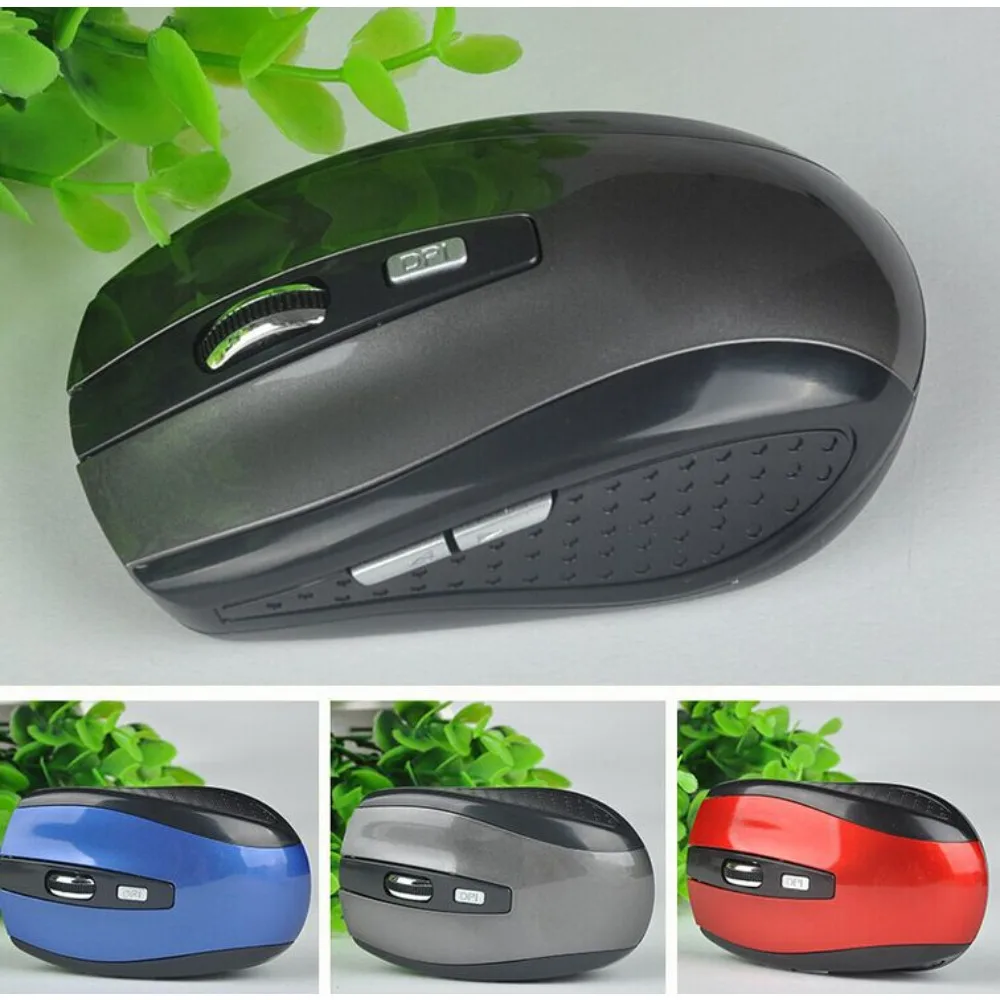 Wireless Mouse Silent Mouse 2.4G Portable Mobile Optical Office Mouse Adjustable DPI Levels for Notebook PC Laptop MacBook