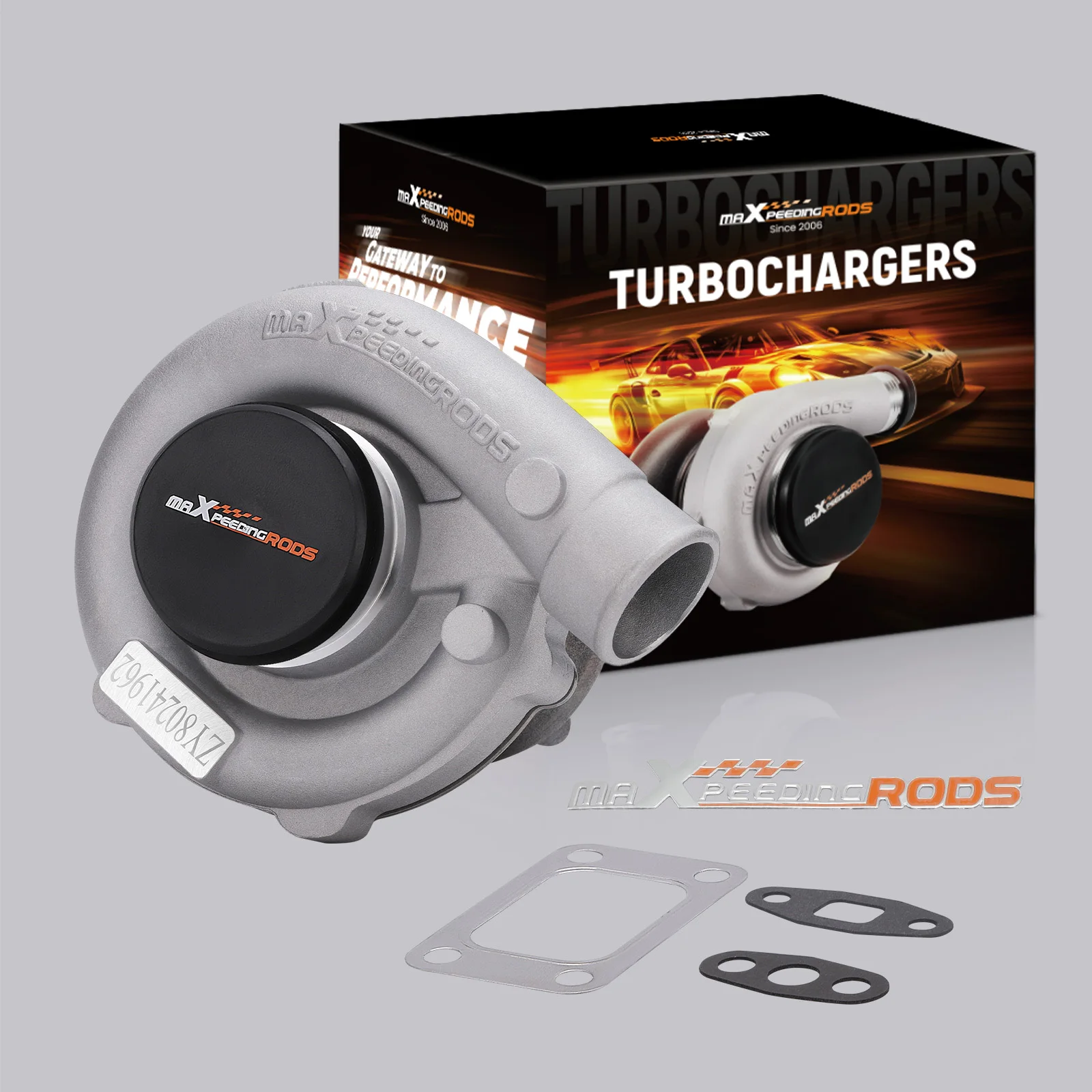 T3 T4 T04E.57 A/R Universal 5-Bolzen-Turbo-Turbolader für 1,5 l bis 2,5 l 400 PS T3-Flansch