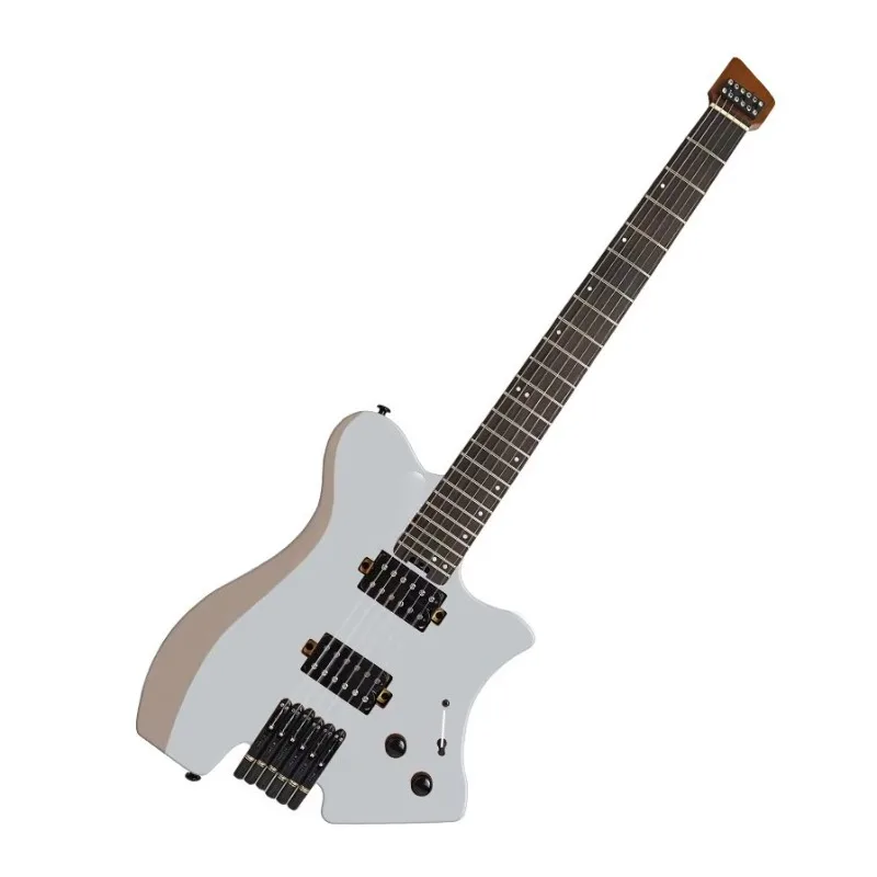 Portable 83cm Headless Electric Guitar Lightweight Travel Guitar Fixed Bridge Custom Logo OEM Factory Buy
